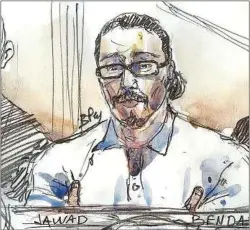  ??  ?? Jawad Bendaoud est jugé pour recel de malfaiteur­s terroriste­s.