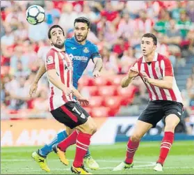  ?? FOTO: JUAN ECHEVERRÍA ?? Tablas para empezar El Athletic empató con el Getafe en la primera jornada