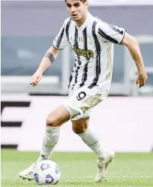  ?? LAPRESSE ?? Alvaro Morata, 28 anni, per l’attaccante 17 gol in questa stagione