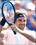  ?? ANDRE PICHETTE/EPA ?? MASIH HEBAT: Roger Federer sukses melaju ke final Rogers Cup 2017 yang berlangsun­g di Montreal, Kanada, kemarin.