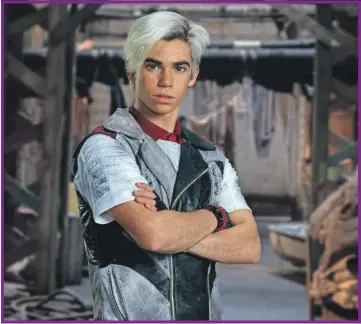  ??  ?? Imagen de Cameron Boyce en el personaje de Carlos De Vil