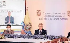  ?? /EFE ?? El presidente Lenín Moreno analiza volver a abrir las fronteras ecuatorian­as.