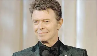  ?? THE ASSOCIATED PRESS/ FILES ?? David Bowie was planning to bring his music to Broadway when he died at 67.