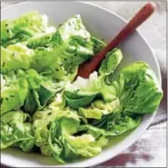  ?? PHOTO COURTESY OF BRENDA KIEFFER ?? Bibb lettuce looks and tastes great in this simple spring salad.