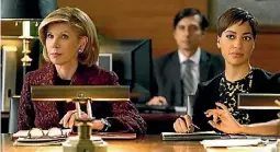  ??  ?? The Good Fight boasts the same qualities of sharp writing, memorable characters and brilliant acting as the muchloved The Good Wife.