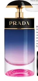  ??  ?? PARFYM: Prada, Candy Night, är en kaxig parfym med karaktär som är lätt att tycka om. Apelsin, kakao och vanilj. 945 kr/ Edp 50 ml. ahlens.se