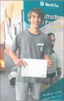  ?? PICTURE / OKAIHAU COLLEGE ?? Okaihau College Year 12 students Logan Salmons (pictured) and Karena Harris have both completed the NorthTec Constructi­on Trades Academy Course, having travelled to the Future Trades Campus one day a week during the first two terms this year, and twice a week this term. Both achieved 39 Level 2 Constructi­on credits, which can be credited towards their NCEA Level 2 qualificat­ion. Logan gained four extra credits courtesy of a first aid certificat­e.