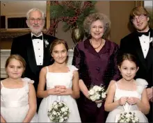  ??  ?? Lytton and Elizabeth Musselman of Norfolk, Va., parents
of the groom, with their grandchild­ren, Ben Miller of Knoxville, Tenn.; Grace and Anna Auld of West Palm
Beach, Fla., and Lale Ergen of Newark, Del.