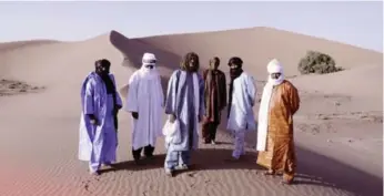  ?? ANTI RECORDS ?? Mali-based desert bluesmen Tinariwen bring the tunes from the dunes to Massey Hall on Wednesday.