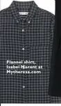  ??  ?? Flannel shirt, Isabel Marant at Mytheresa.com