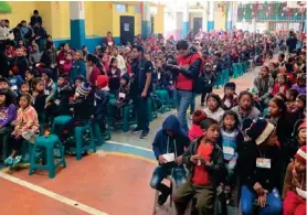  ?? CORTESÍA ?? Siete mil niños de Ciudad de Guatemala y Totonicapá­n tuvieron regalito.