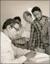  ?? HT FILE ?? People queue up in Guwahati for the National Registry of Citizens