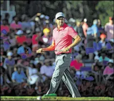  ?? MIKE EHRMANN/ GETTY IMAGES ?? Sergio Garcia followed up his third-round 67 on Saturday with a final-round 78 on Sunday to finish at 1 over.