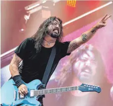  ??  ?? Vom Auftritt von Dave Grohl und seinen Foo Fighters hatte sich so mancher Fan mehr erwartet.