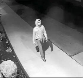  ?? PHOTO COURTESY OF THE POTTSTOWN POLICE DEPARTMENT ?? Police used surveillan­ce footage to ask the community for help in identifyin­g a suspect in two robberies on Feb. 1.