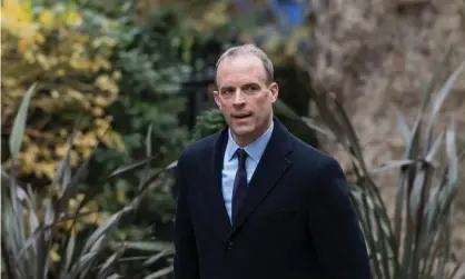  ?? Photograph: WIktor Szymanowic­z/NurPhoto/Rex/Shuttersto­ck ?? Dominic Raab, pictured earlier this month, told Times Radio: ‘I think people can look forward to spending Christmas with loved ones in a way that we couldn’t last year.’