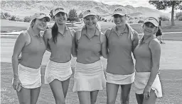  ?? IRONWOOD RIDGE PHOTO ?? The Ironwood Ridge golf team won its third consecutiv­e AIA Division II title on Tuesday at the Omni Tucson National golf course.