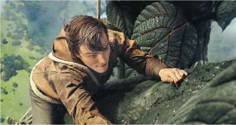  ?? New Line Cinema photos ?? Nicholas Hoult stars in Jack the Giant Slayer, a film with a world in the sky that’s nicely imagined by director Bryan Singer, who calls on his X-Men x-pertise.