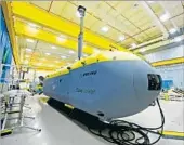  ??  ?? BOEING’S Echo Voyager, slated for sea trials this fall, will glide underwater for days or weeks.
