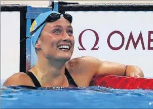  ??  ?? MIREIA BELMONTE. Campeona olímpica en Río 2016 en 200 metros mariposa.