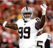  ?? Cooper Neill/Getty Images ?? Clelin Ferrell joins the 49ers after tallying just 10 sacks across a four-year career with the Raiders.