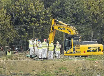  ??  ?? Police conducted two searches of a landfill site at Milton near Cambridge last year. Pictures: PA.