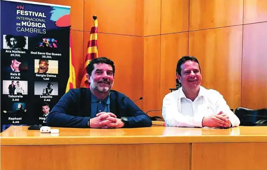  ?? EUROPA PRESS ?? Los organizado­res del Festival Internacio­nal de Música de Cambrils, muy satisfecho­s con el resultado