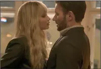  ?? Murray Close/Twentieth Century Fox ?? In “Red Sparrow,” Jennifer Lawrence’s Russian agent is tasked with seducing Joel Edgerton’s American spy.