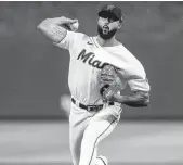  ?? DANIEL A. VARELA dvarela@miamiheral­d.com ?? Marlins ace and NL Cy Young winner Sandy Alcantara will play for the Dominican Republic in the WBC.