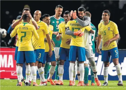  ?? PEDRO MARTINS/MOWA PRESS – 27/3/2018 ?? Positivo. Brasil levou a melhor sobre a Alemanha em importante teste antes da disputa da Copa do Mundo na Rússia