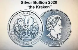  ?? CONTRIBUTE­D PHOTO ?? This is what the collector’s silver coin designed by Millbrook’s Gerald Gloade will look like. It will sell for $350 and was displayed at the World Money Fair in Berlin last month.