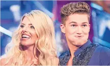  ??  ?? Former Saturdays singer Mollie King, left, will jive to Good Golly Miss Molly with AJ Pritchard