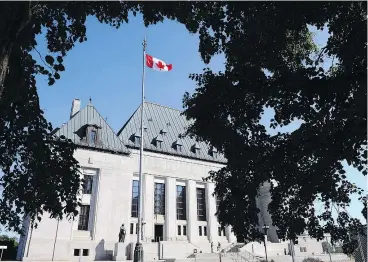  ?? — CP FILES ?? In 1999, the Supreme Court of Canada released its Gladue decision, setting out factors to be considered by judges when sentencing Indigenous offenders.