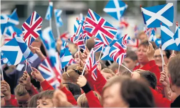  ?? Photograph: Chris Jackson/ Getty Images ?? We must see flags for what they are – blocks of colour on bits of cloth