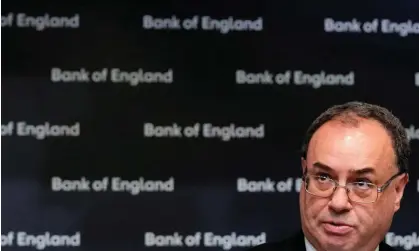  ?? Photograph: Reuters ?? The Governor of the Bank of England, Andrew Bailey, said they must tread a ‘narrow path’ between responding to high inflation and weaker growth.