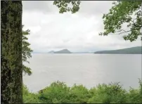  ?? Photo courtesy of wikimediac­ommons.com ?? Ware’s Quabbin Reservoir, as seen from Hill Road