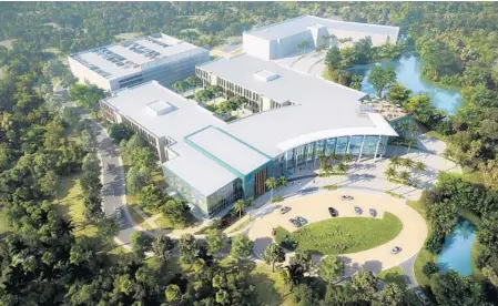  ?? NOVA SOUTHEASTE­RN UNIVERSITY/COURTESY ?? An illustrati­on of the proposed Nova Southeaste­rn University campus in Clearwater.