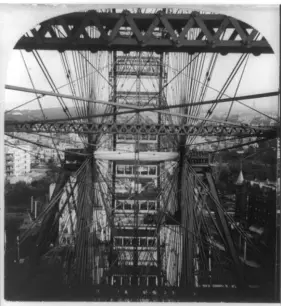  ?? Library of Congress ?? The world’s first Ferris wheel, designed by Pittsburgh’s George Washington Ferris for the Chicago World’s Fair of 1893, seen, from the inside.