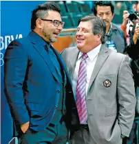  ??  ?? Antonio Mohamed y Miguel Herrera