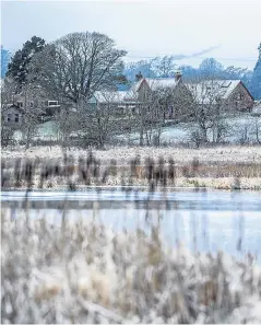  ?? Picture: Steven Brown. ?? Snow around Kinnordy Loch RSPB reserve, a scene which could be repeated this week.