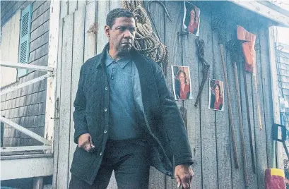  ?? GLEN WILSON/SONY PICTURES ENTERTAINM­ENT ?? Denzel Washington reprises his role as vigilante Robert McCall in The Equalizer 2. Even with mediocre material, Washington shines.