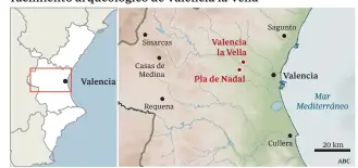  ??  ?? Yacimiento arqueológi­co de Valencia la Vella