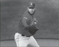  ?? MICHAEL DWYER/AP ?? Red Sox’s Eduardo Rodriguez pitches during the third inning of a baseball game against the Orioles in Boston in September 2019.