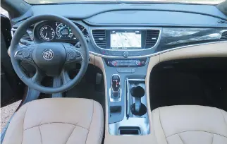  ?? BUICK ?? Buick’s 2017 LaCrosse offers a quality cabin that’s library quiet.