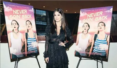  ?? JERRITT CLARK / GETTY ?? Camila Morrone, en la presentaci­ón de la película Never Goin’ Back, en Hollywood
