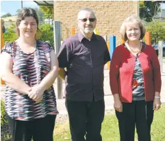  ??  ?? Trafalgar citizens of the year Billie Pilch, Michael and Glenys Brennan.