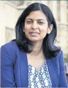  ??  ?? Rupa Huq, Labour MP for Ealing Central and Acton