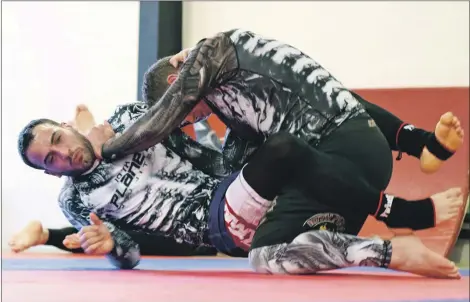  ?? Photos: Iain Ferguson alba.photos ?? Fort BJJ members going through some moves.