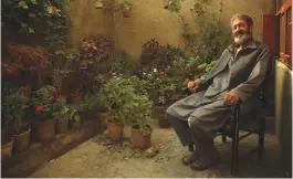  ??  ?? Ramesh in his greenhouse in the Old City, Kabul, Afghanista­n