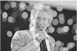  ??  ?? Rod Stewart was named to the Queen’s list for services to music and charity.